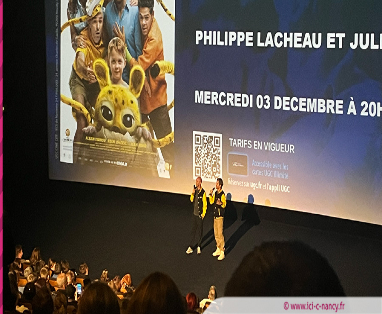 Ludres : Philippe Lacheau et Julien Arruti mettent l’ambiance pour l’avant-première de 