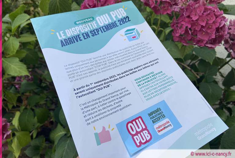 Fin de l’expérimentation nationale « Oui Pub » : 