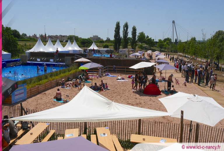Nancy : la Plage des 2 Rives bientôt de retour pour un été festif au bord de la Meurthe