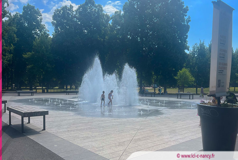 Canicule à Nancy : musées gratuits, brumisateurs, parcs de la Pépinière et Sainte Marie ouverts jusqu'à minuit