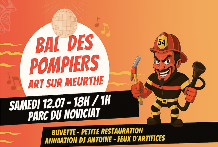 Bal des pompiers et feu d’artifice : rendez-vous festif à Art-sur-Meurthe