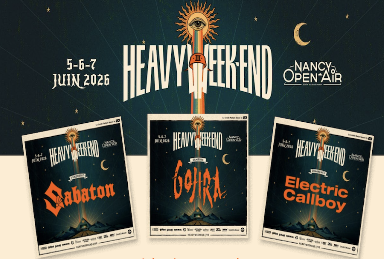 Trois têtes d’affiche pour le Heavy Week-end 2026 à Nancy