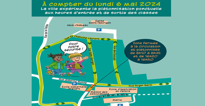 Essey-lès-Nancy lance une expérimentation de piétonnisation aux abords de deux écoles