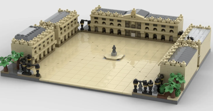 Un jeune Lorrain recrée la place Stanislas en LEGO pour en faire un jouet officiel