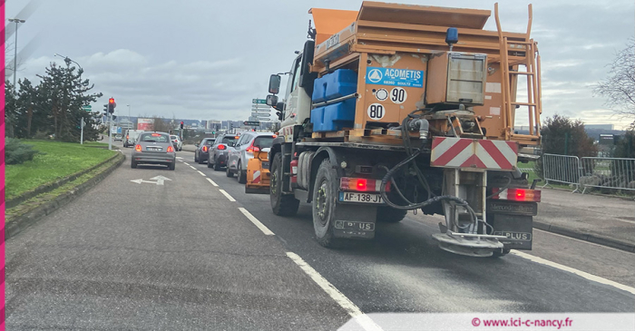 Le dispositif de viabilité hivernale opérationnel sur la Métropole du Grand Nancy