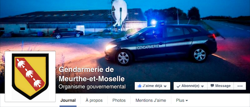 GendarmerieFacebook