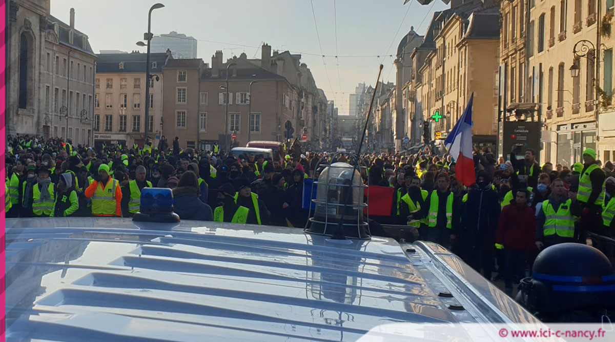 Gilets jaunes decembre Nancy