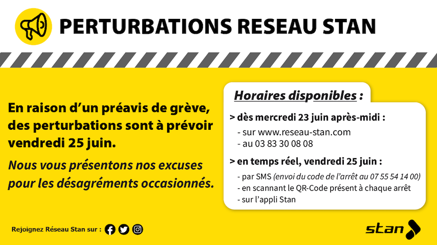 ecran annonce greve  25.06 01