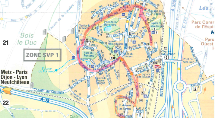 Parcours defile Houdemont2021