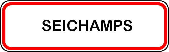 SEICHAMPS-Panneau