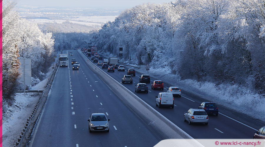 neige A33 autoroute